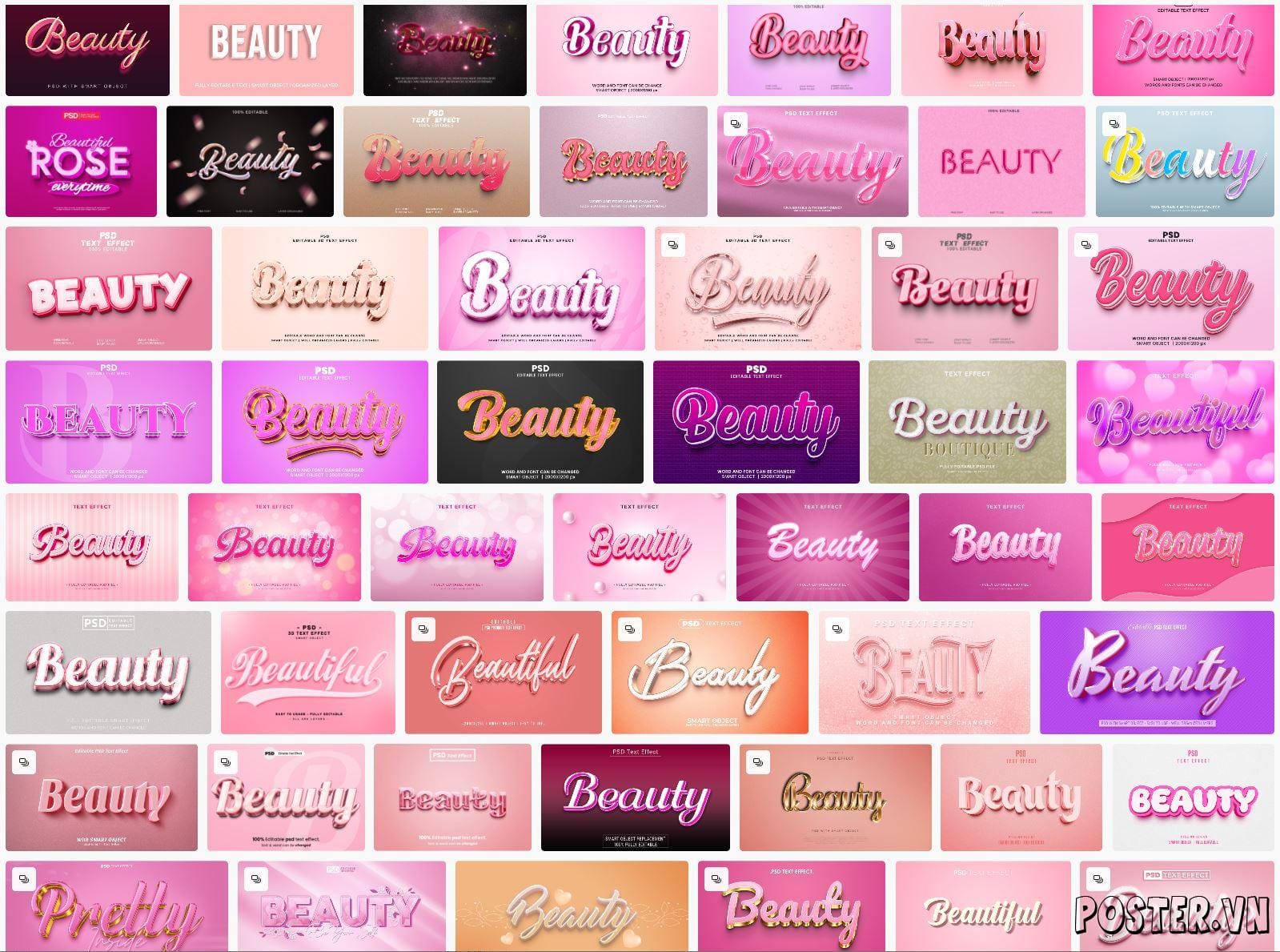 52+ Beauty Text Effect