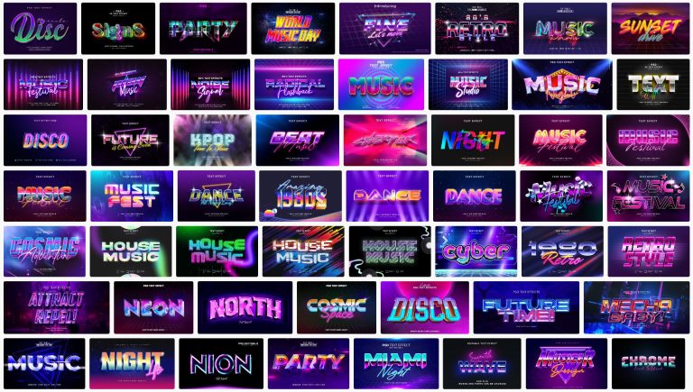55-dj-text-effect
