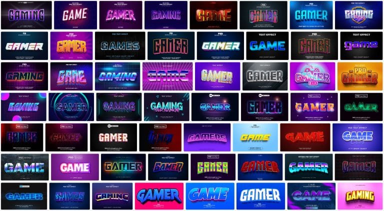 58-gamer-text-effect