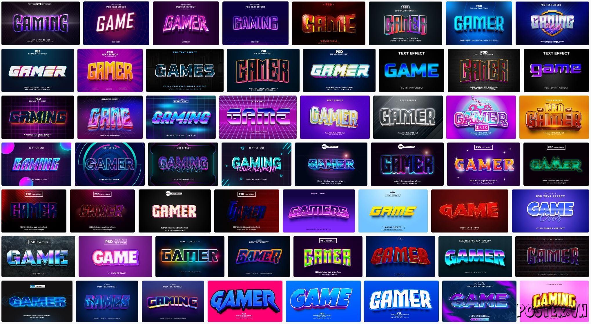 58+ Gamer Text Effect