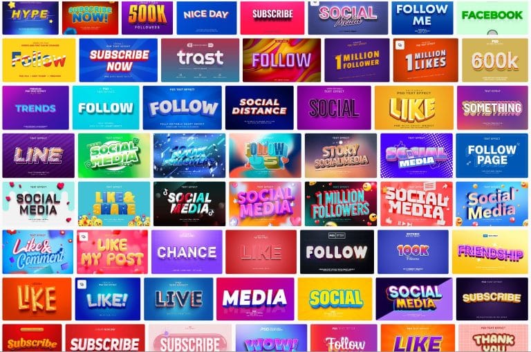 58-social-text-effect