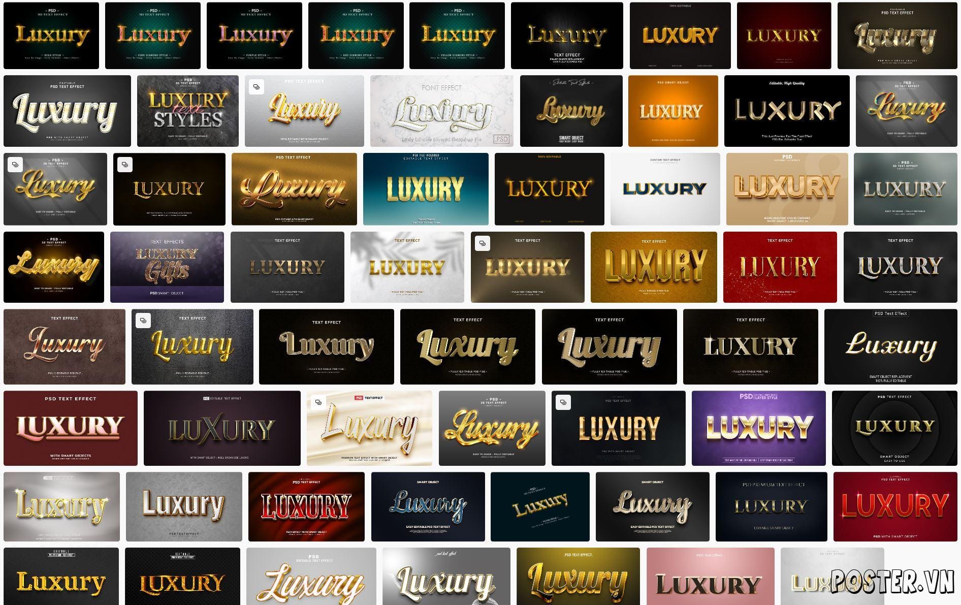 62+ Luxury text effect