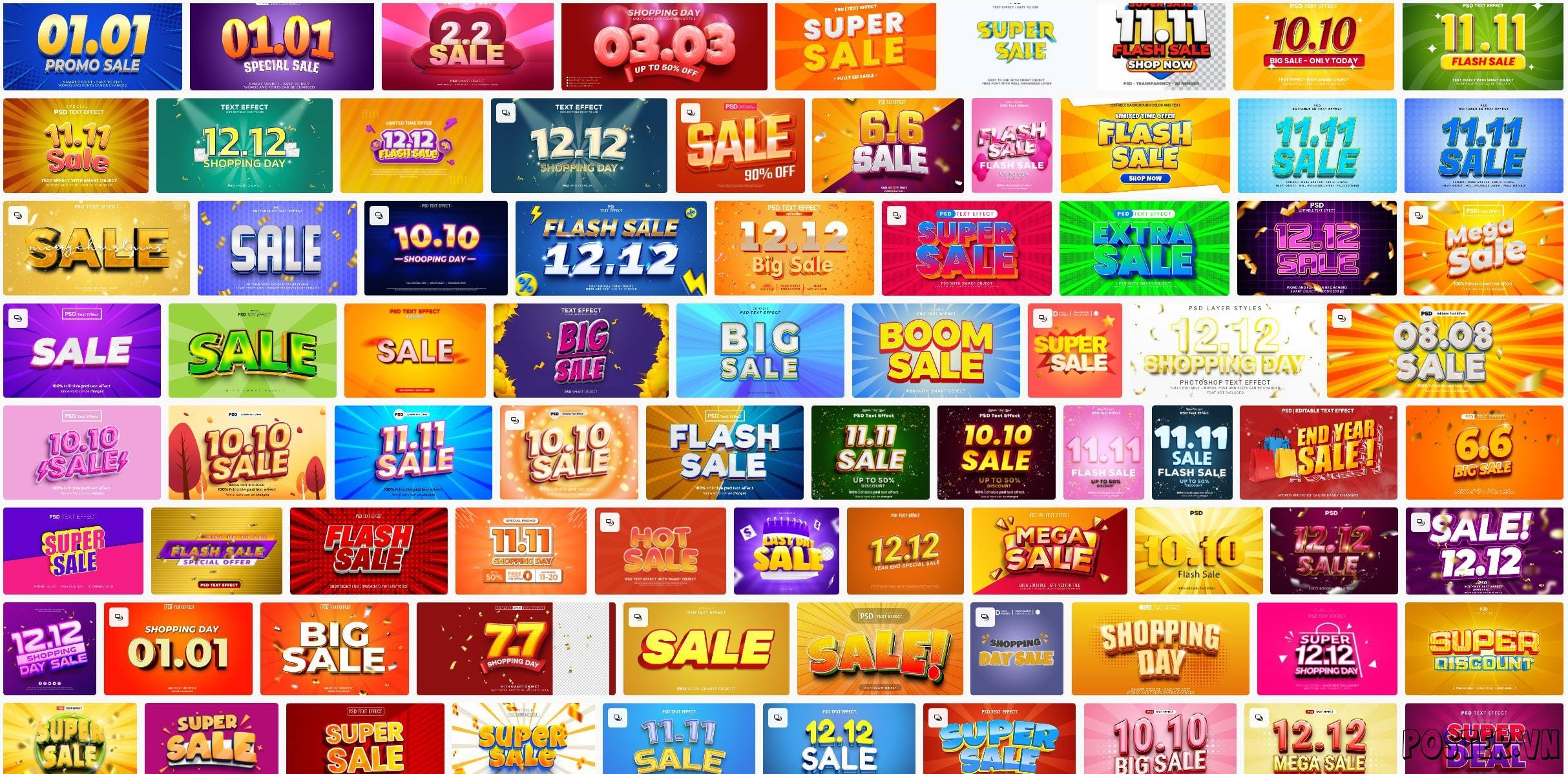 80+ Shopping day text effect