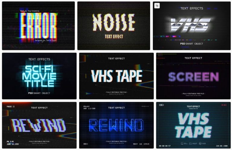9-realistic-vhs-text-effect