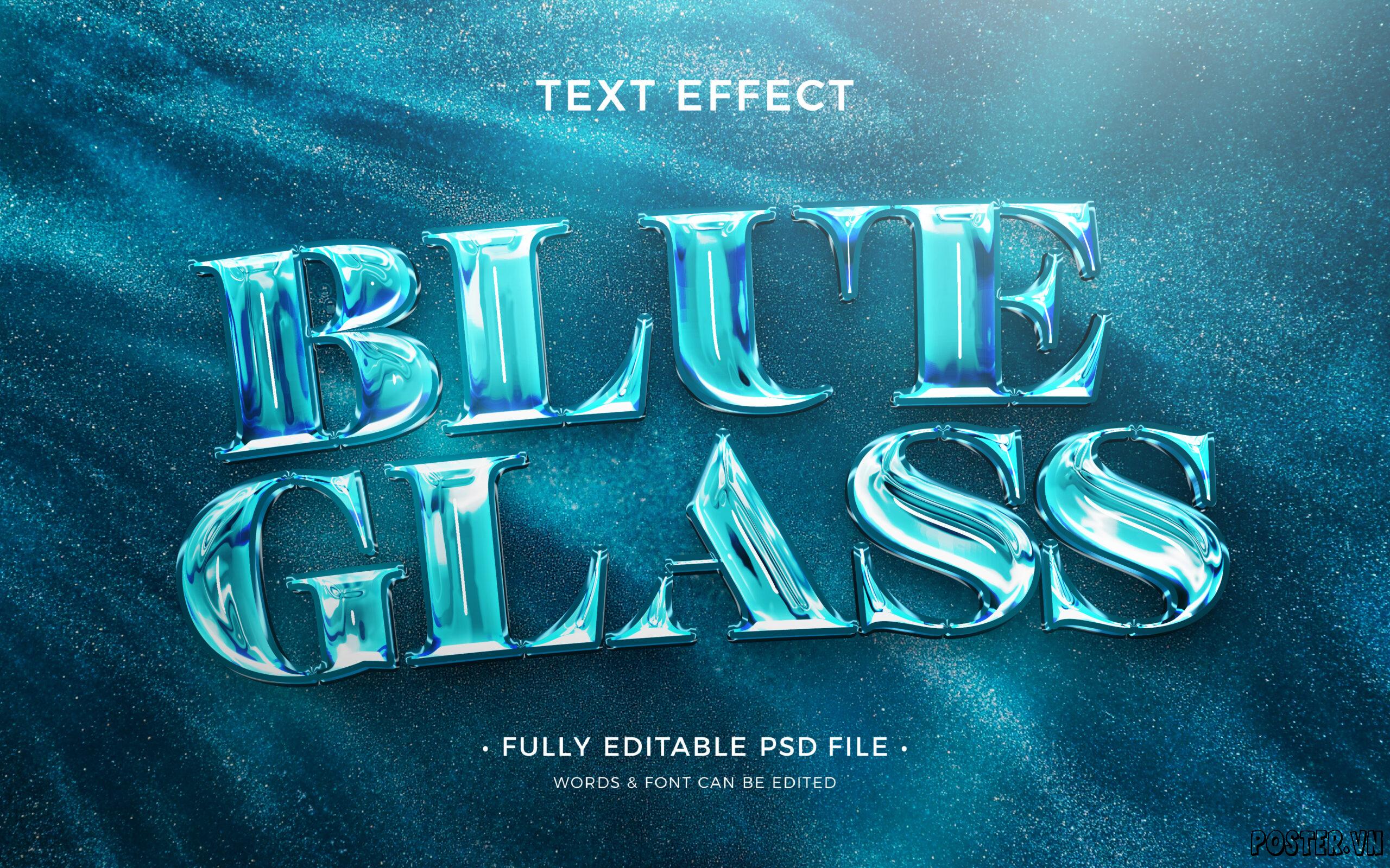 Font chữ Water text effect