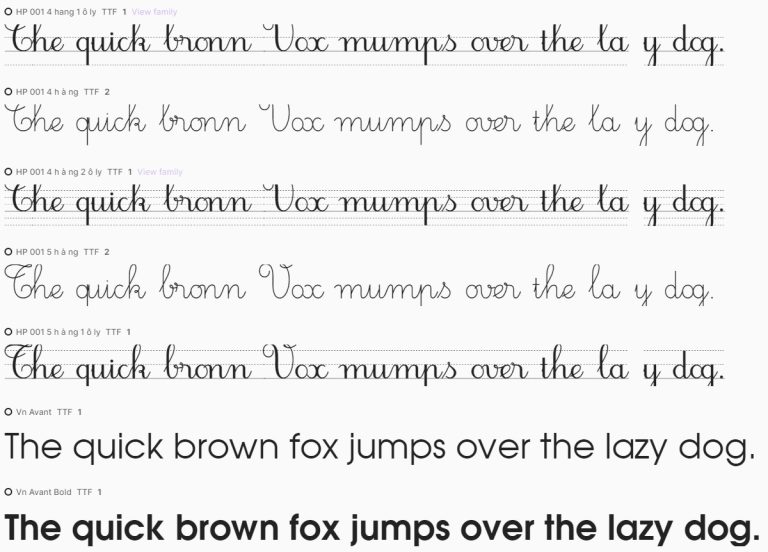 font-chu-mam-non