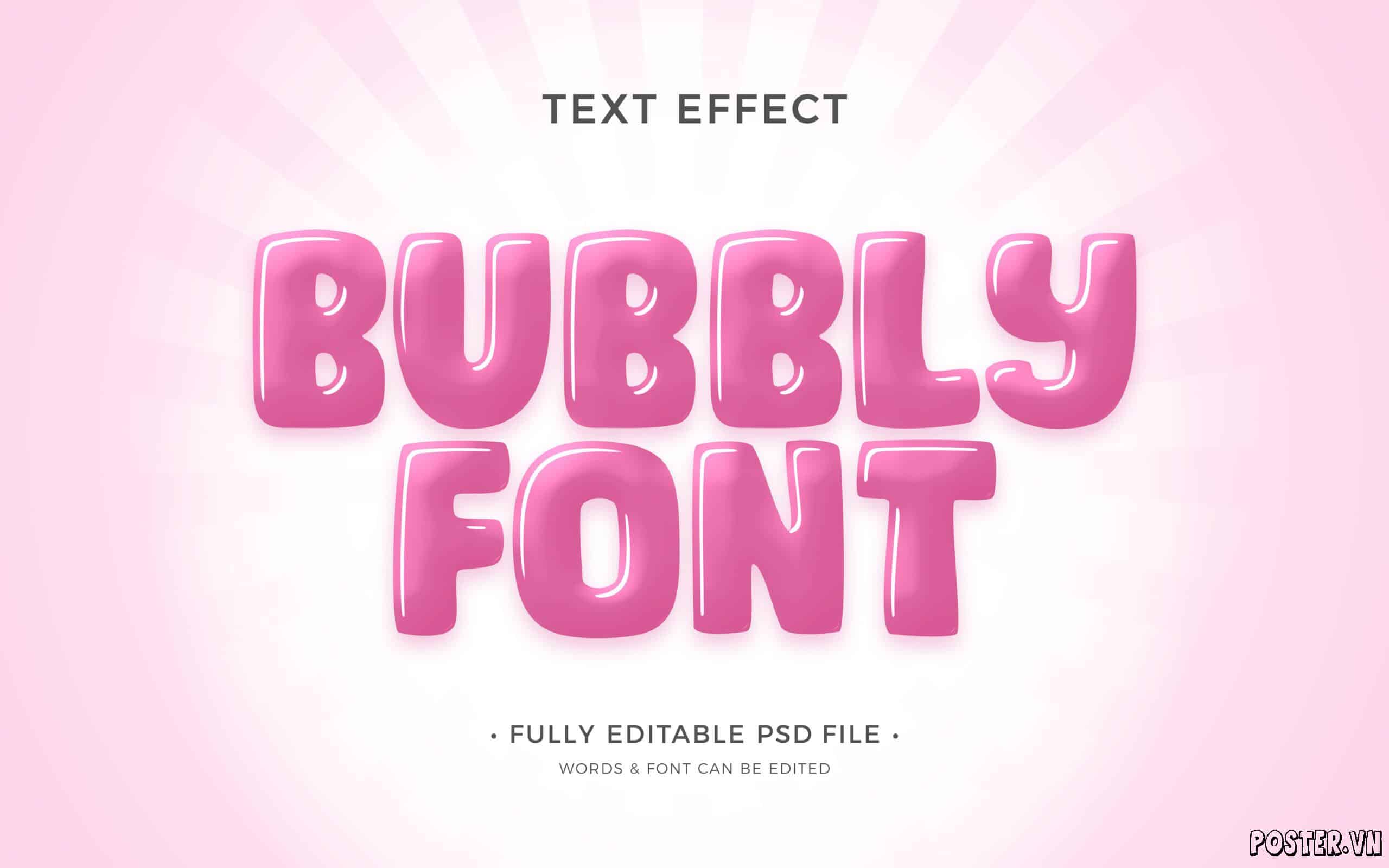 Font chữ Pink Text Effect