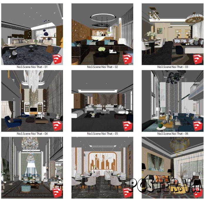 208+ Thư viện nội thất SketchUp