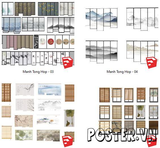 7+ Mành tổng hợp SketchUp