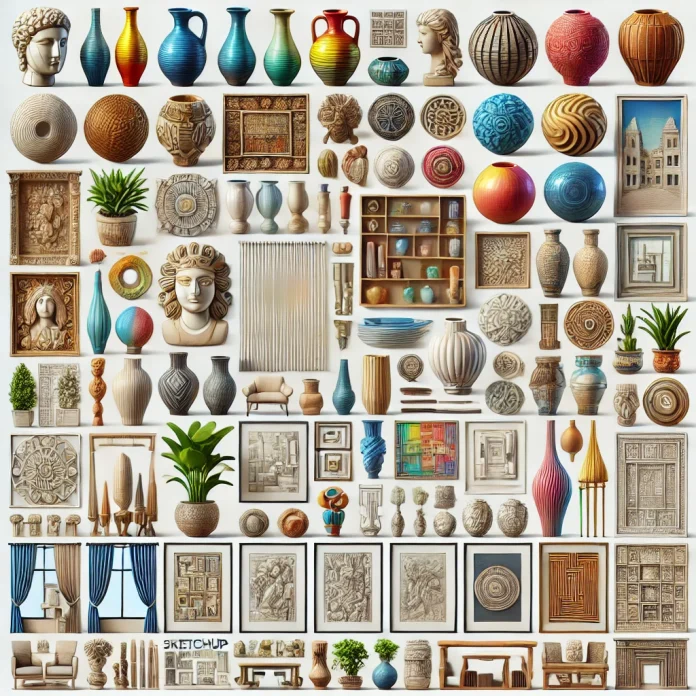 Thư viện trang trí SketchUp