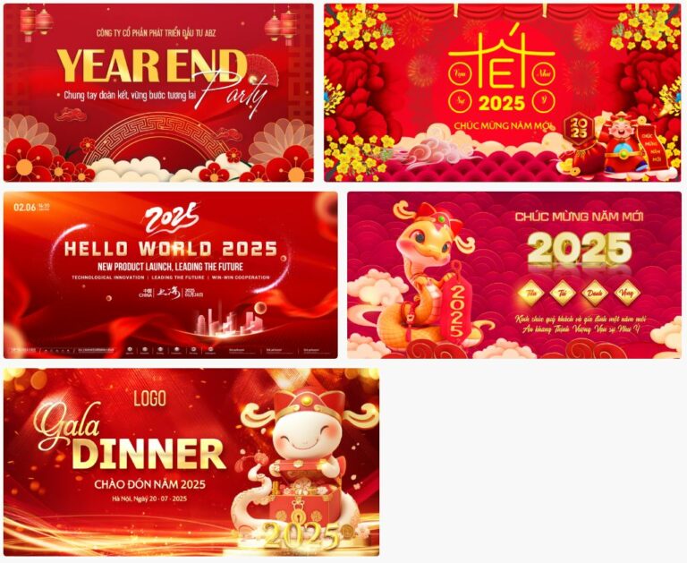 5+ Phông nền gala dinner 2