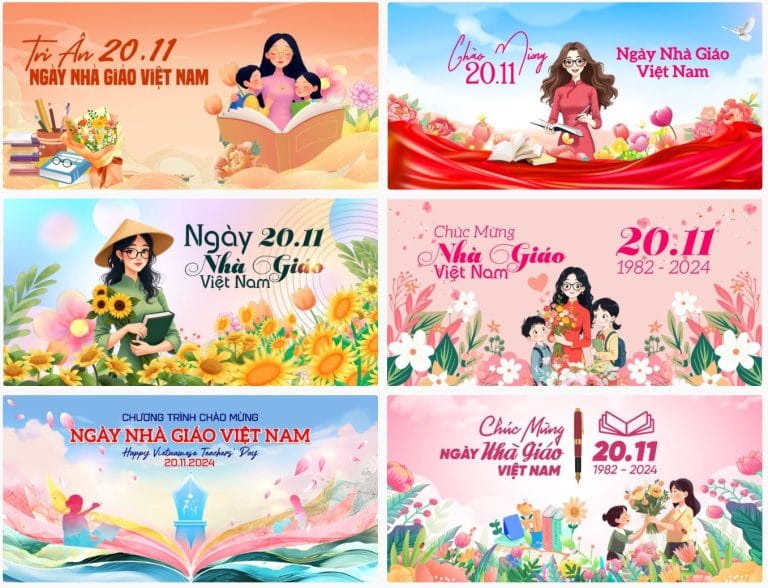 6+ Phông nền ngày 20-11