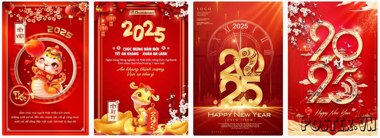 4+ Poster Tết 2025