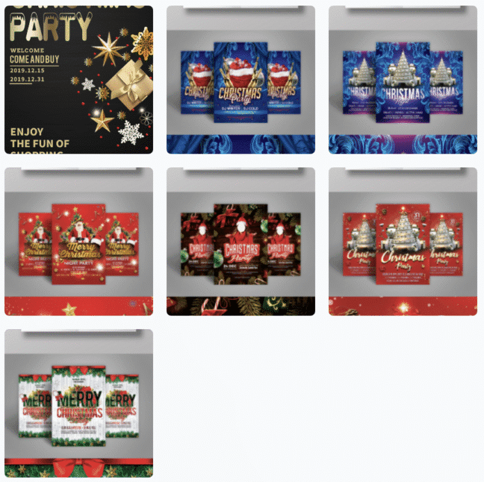 10+ Mẫu Poster Giáng Sinh Đẹp