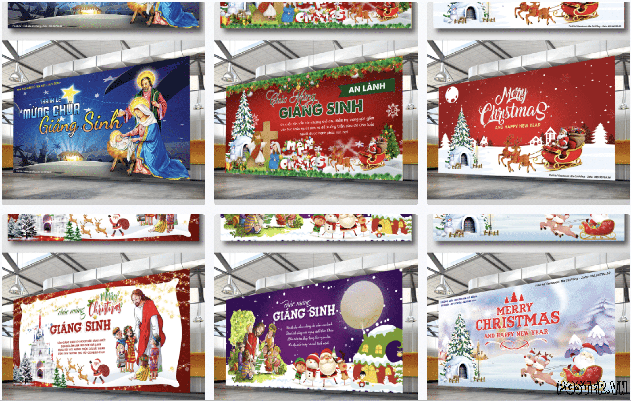 Backdrop Noel: 7+ Mẫu Mới, Chuyên Nghiệp Mọi Nhu Cầu