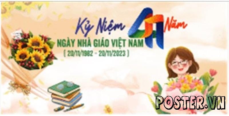 Mẫu Backdrop 20-11: 17+ Mẫu Đẹp, Sáng Tạo & Chuyên Nghiệp 2025 2 Backdrop 20-11