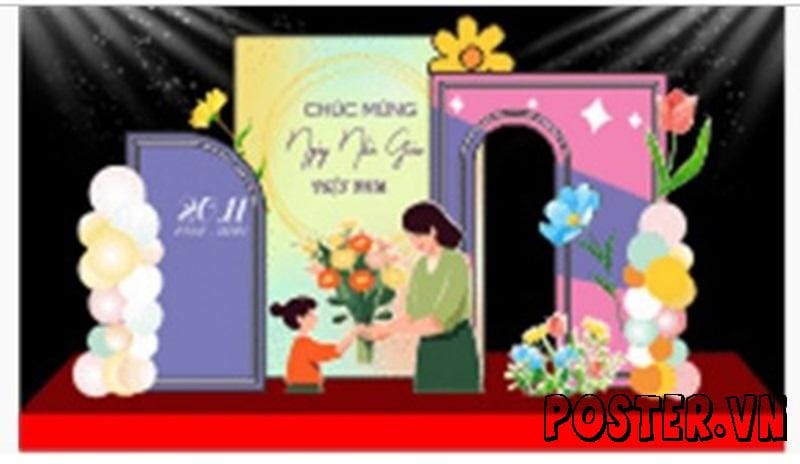 Mẫu Backdrop 20-11: 17+ Mẫu Đẹp, Sáng Tạo & Chuyên Nghiệp 2025 3 Backdrop 20-11