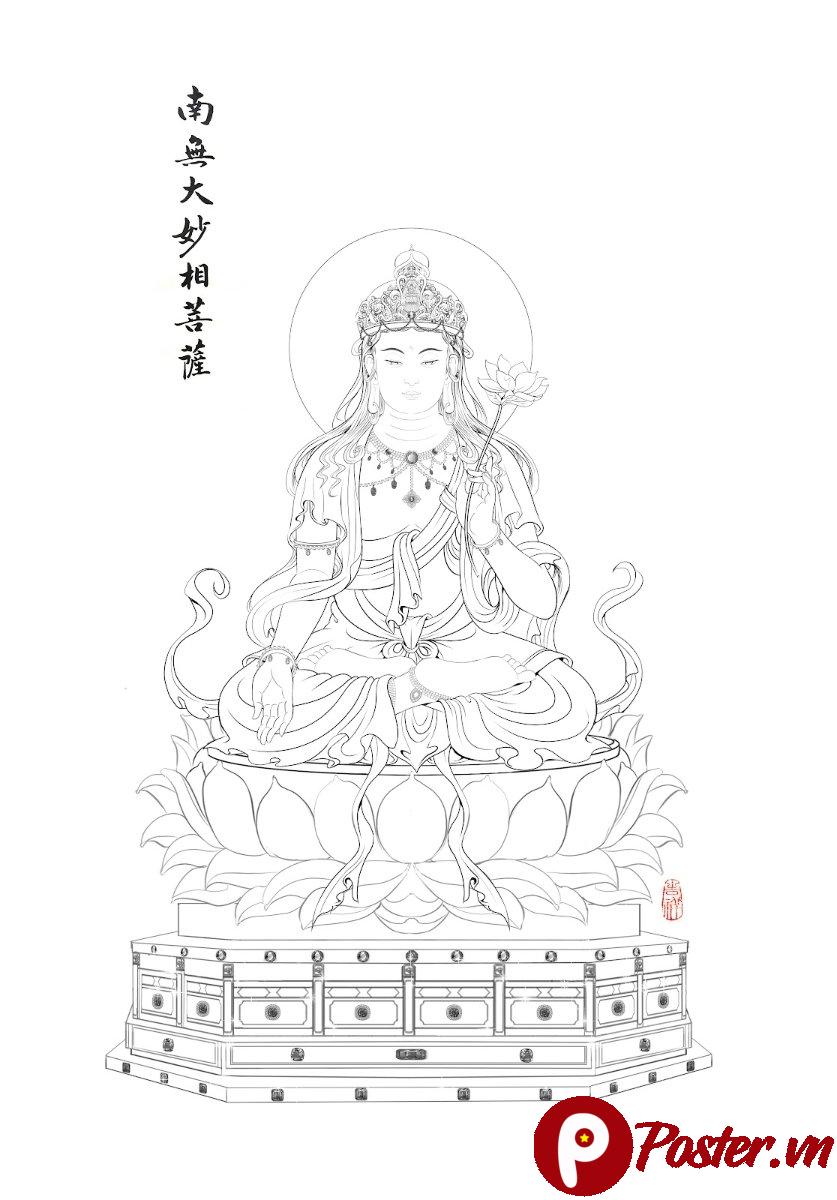 Tranh Phật chất lượng cao in ấn