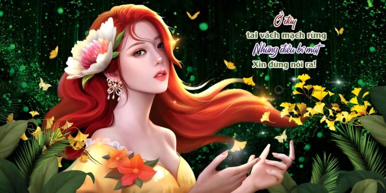 Ảnh concept Pikvip cô gái tóc đỏ