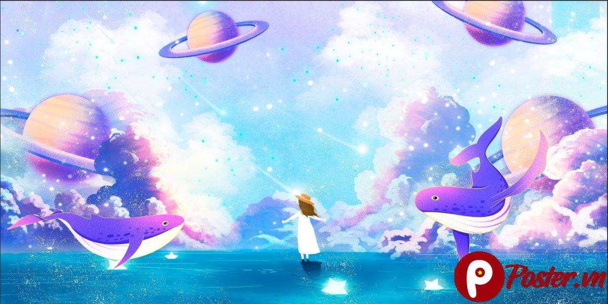 Ảnh concept vũ trụ kỳ ảo