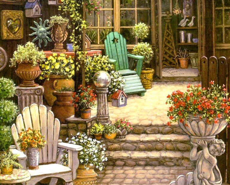 Ảnh concept vườn hoa đẹp