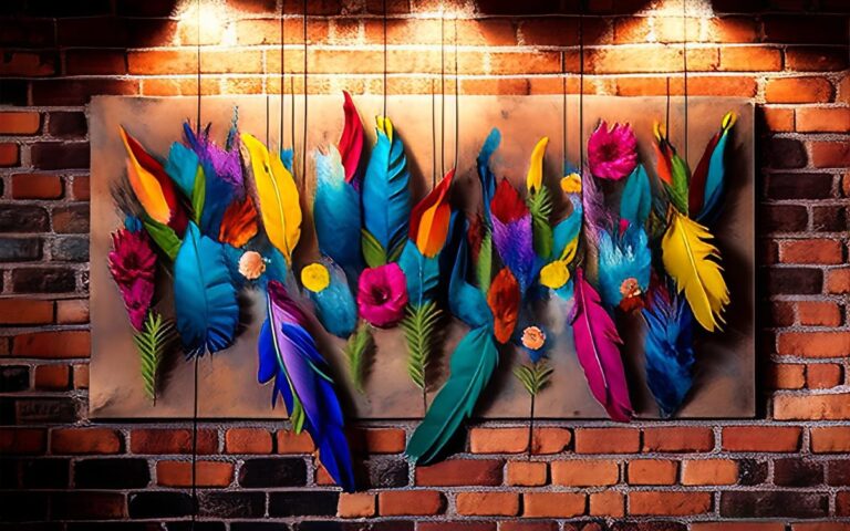 Ảnh nghệ thuật lông vũ