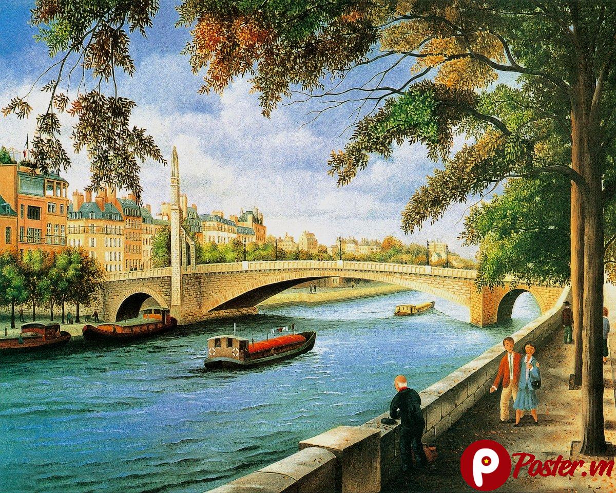 Ảnh Phong Cảnh Sông Seine