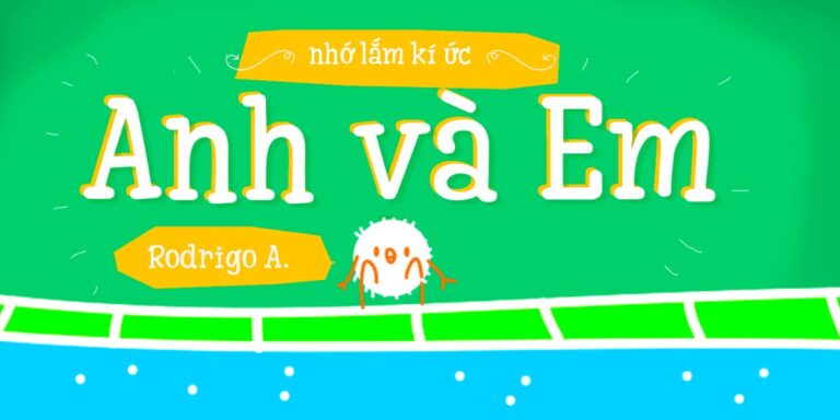Ảnh bìa sách thiếu nhi Anh và Em