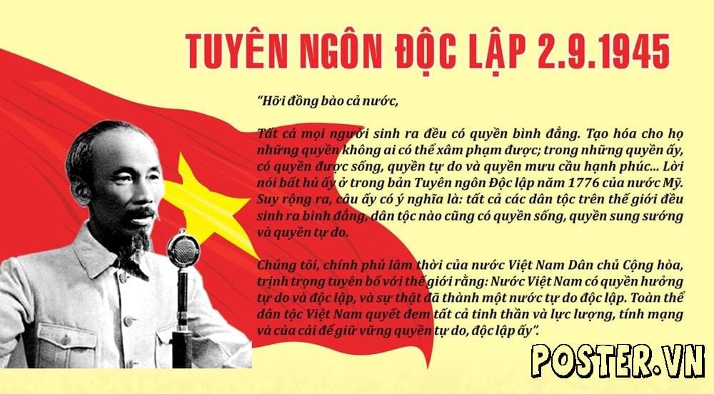 Bác Hồ đọc tuyên ngôn độc lập