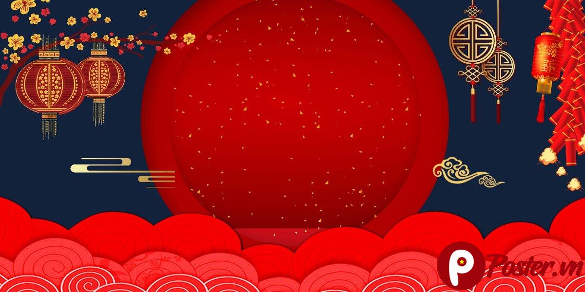 Backdrop Tết 2025 Vector