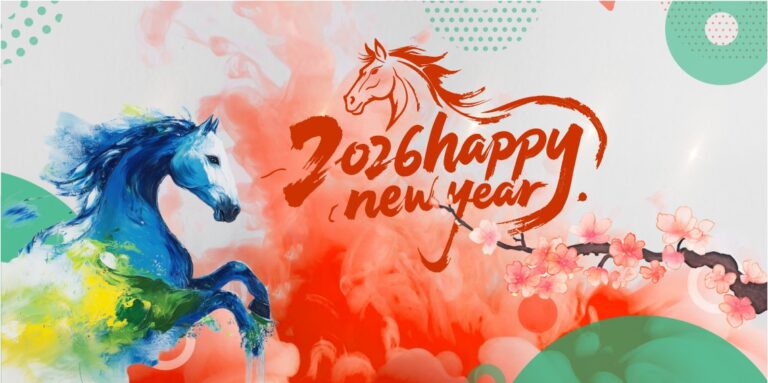 Backdrop Tết 2026 ngựa