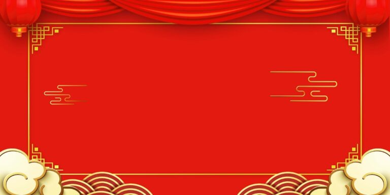 Backdrop Tết đỏ truyền thống
