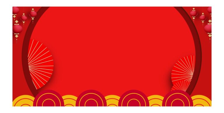 Backdrop Tết vector 2025 màu đỏ