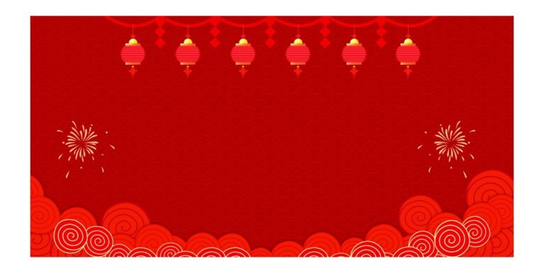 Backdrop Tết đỏ vector 2025