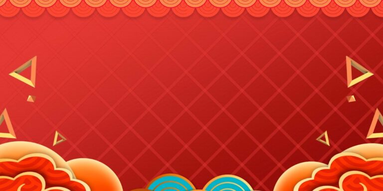 Backdrop Tết Đỏ Vector