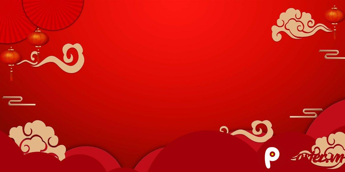 Backdrop Tết đỏ vector