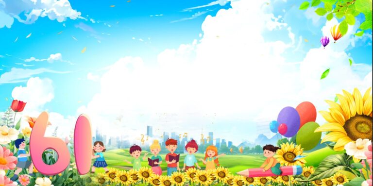 Background 1/6 cho bé