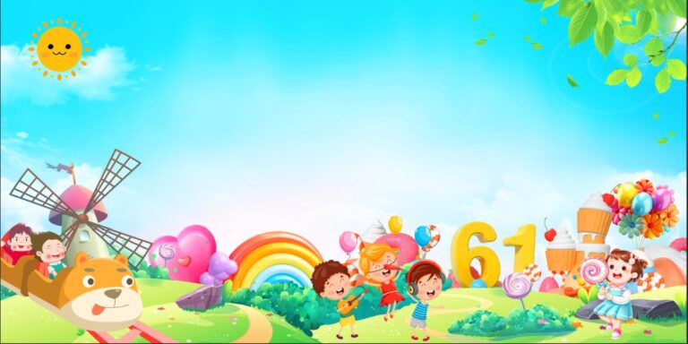 Background 1/6 Vector Đáng Yêu