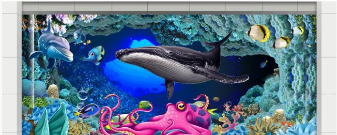 Background đại dương sinh động