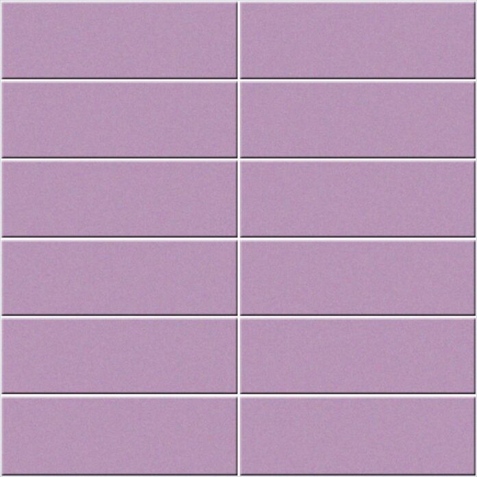 Background gạch tím pastel tối giản hiện đại, hình ảnh gạch ốp tường màu tím oải hương với bề mặt mờ và hiệu ứng 3D nhẹ, phong cách thanh lịch.