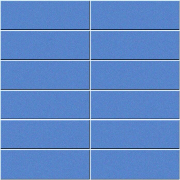 Background gạch xanh dương tối giản, texture gạch 3D hiện đại cho thiết kế website và branding