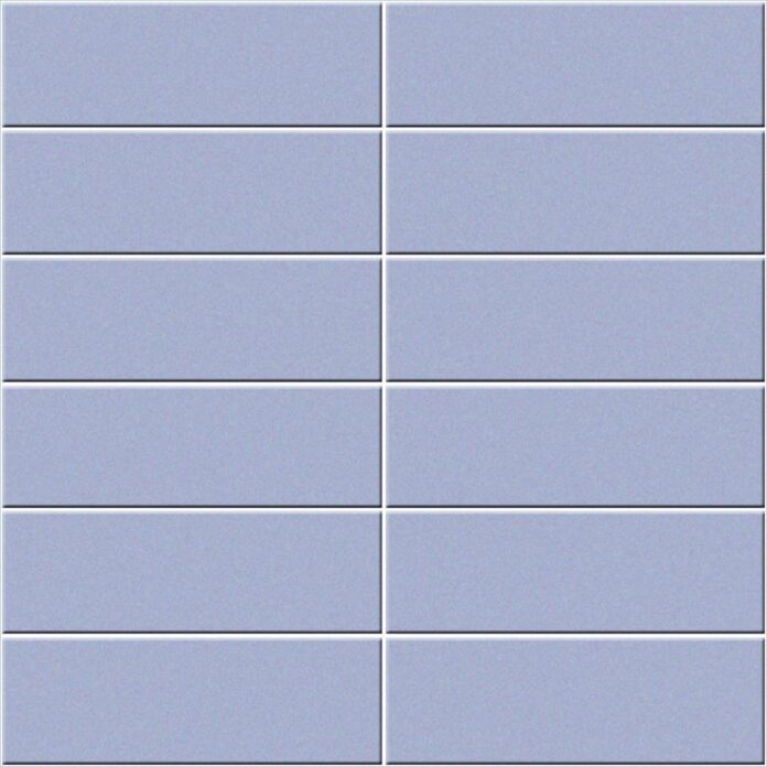 Hình nền gạch xanh tối giản hiện đại với hiệu ứng 3D tinh tế, màu xanh periwinkle dịu mát