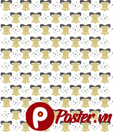 Background Giáng Sinh chuông vàng