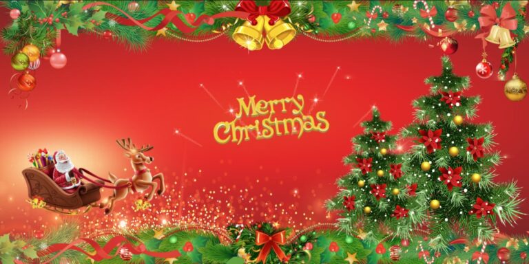 Background Giáng Sinh Vector