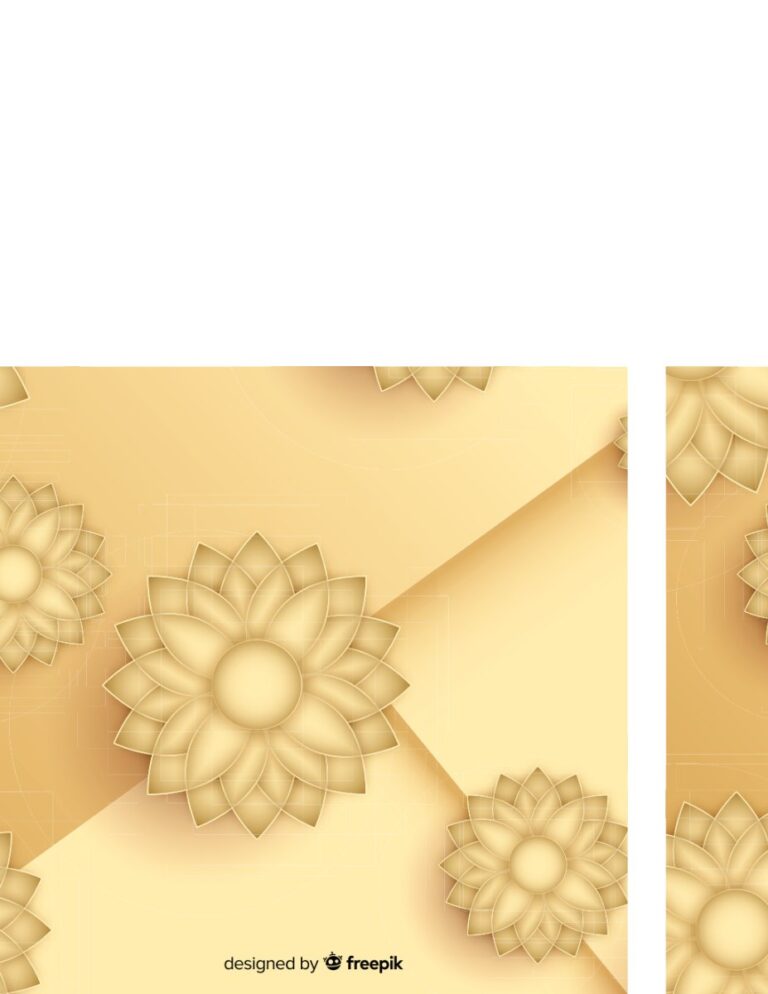 Background hoa sen vàng vector