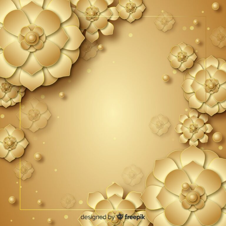 Background hoa vàng sang trọng