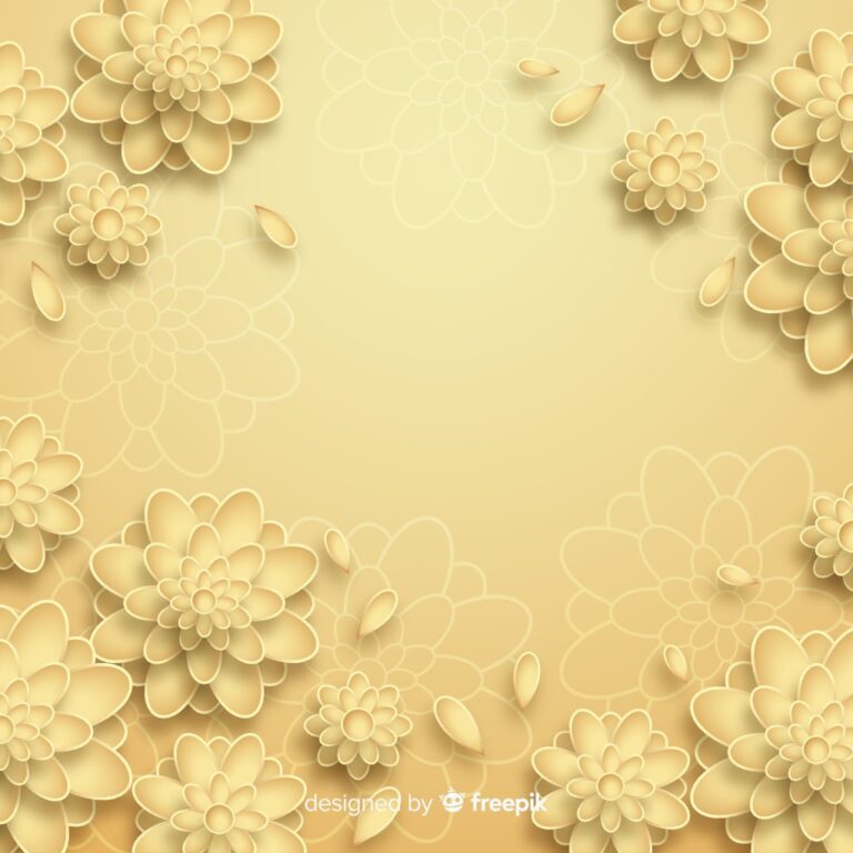 Background hoa vàng vector đẹp