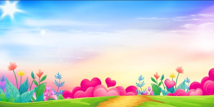 Background lãng mạn tình yêu