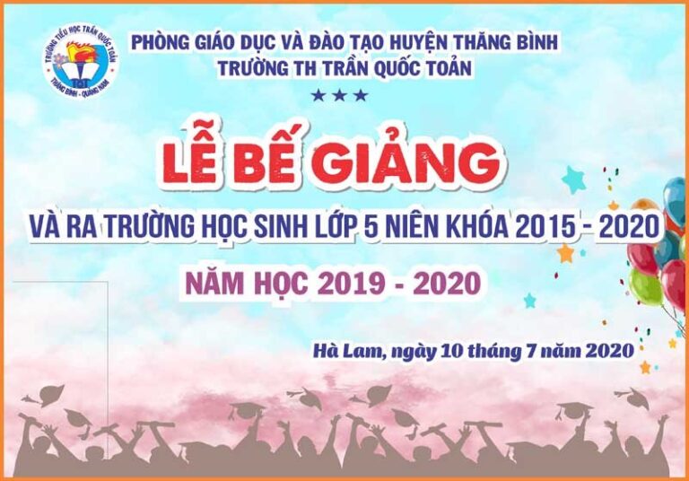 Background lễ bế giảng