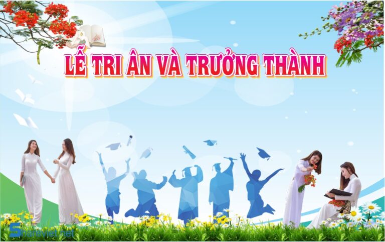 Background Lễ Tri Ân và Trưởng Thành